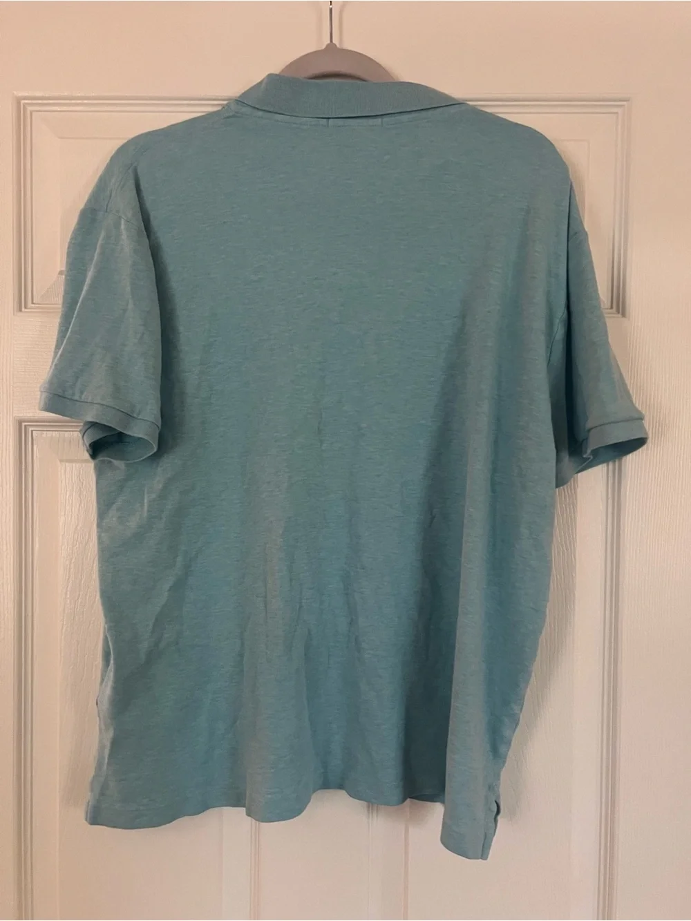 Ralph Lauren Men’s Polo in Light Blue with Embroidered Pony
